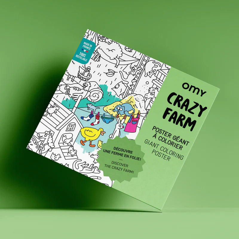 OMY Coloring Poster - The Farm