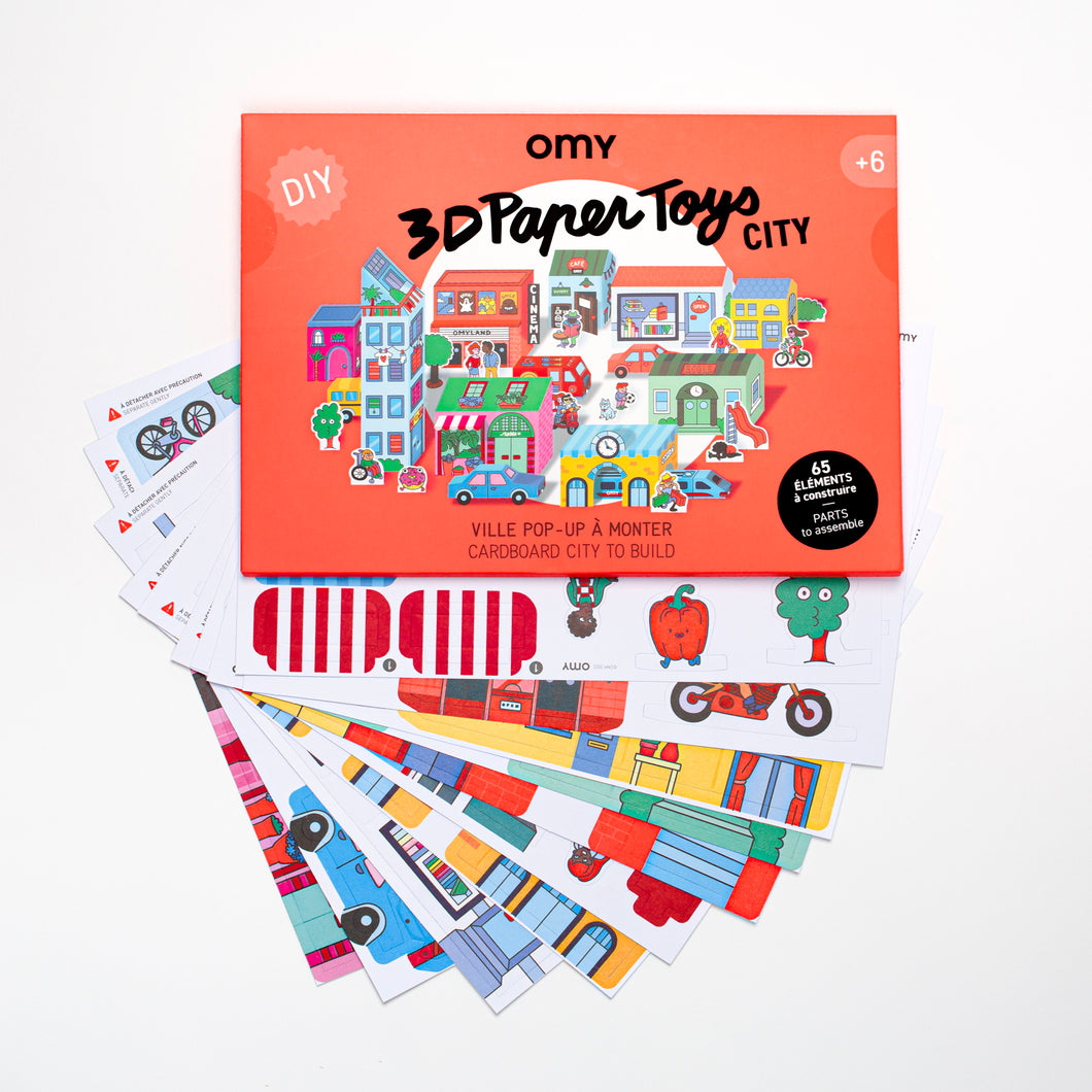 OMY 3D Paper Toys - City