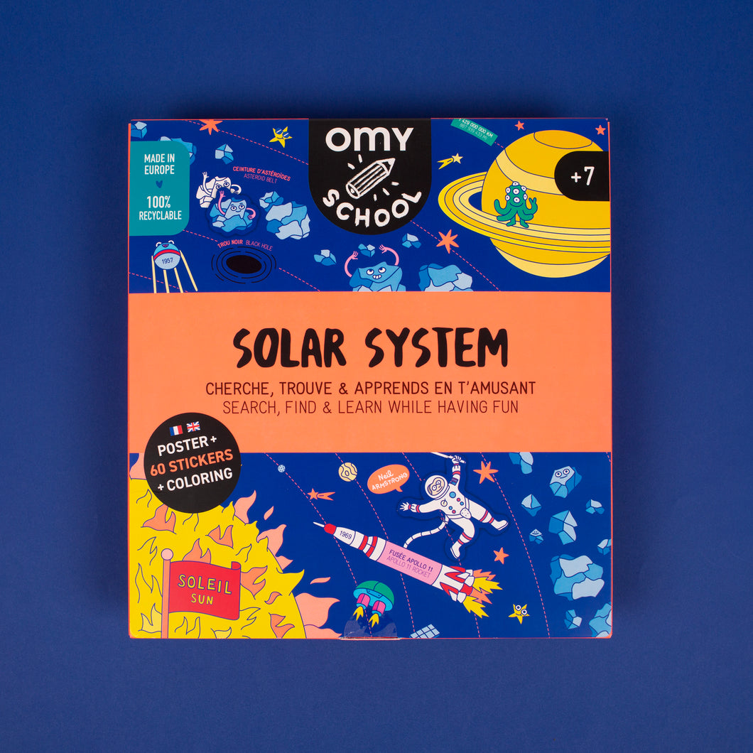 OMY School Öğretici Poster - Solar System