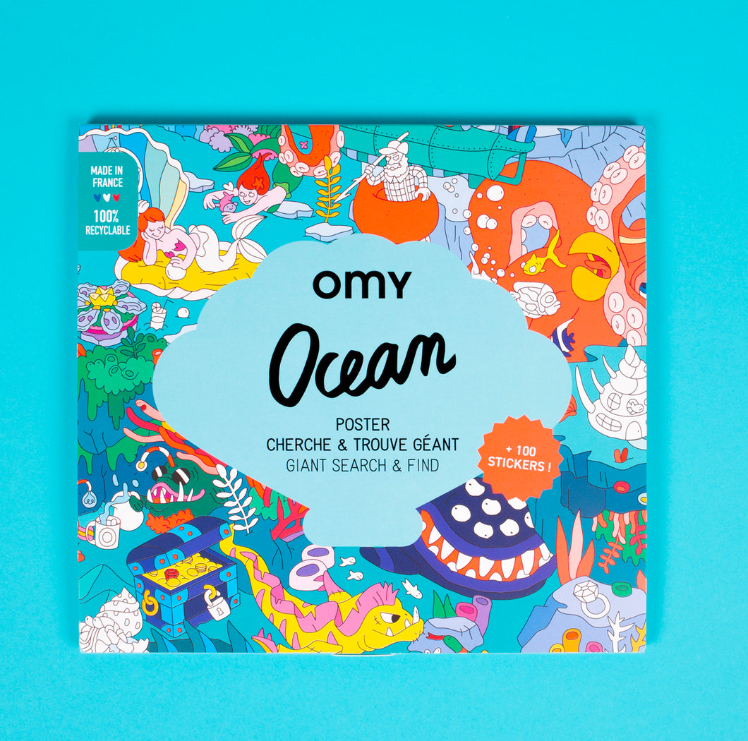 OMY Sticker Poster - Ocean