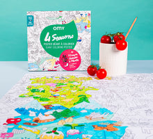 Görseli Galeri görüntüleyiciye yükleyin, OMY Coloring Poster - 4 Seasons &amp; Planting Pencil
