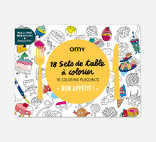 Görseli Galeri görüntüleyiciye yükleyin, OMY Paper Placemat - Bon Appetit
