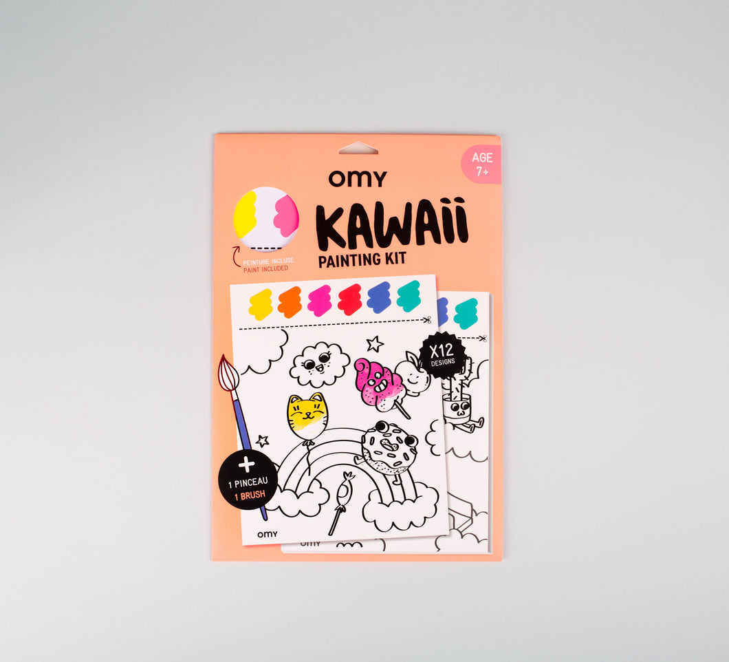 OMY Painting Kit Sulu Boyalı Boyama Kiti - Kawaii