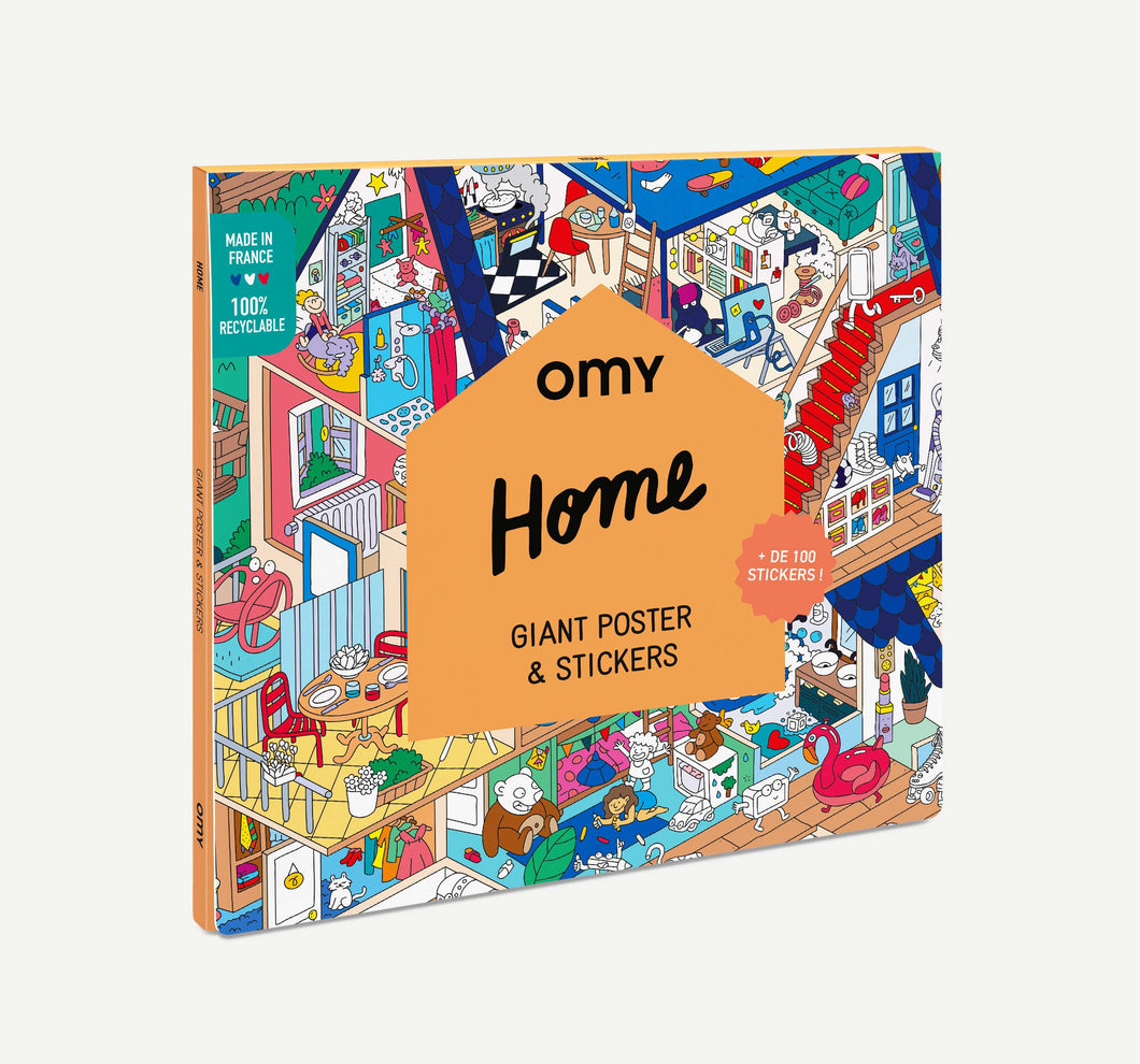 OMY Sticker Poster - Home