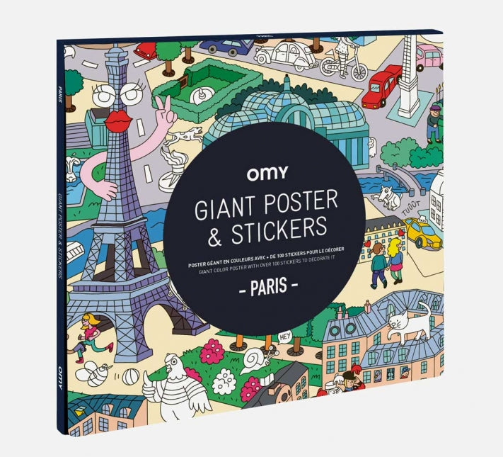 OMY Sticker Poster - Paris