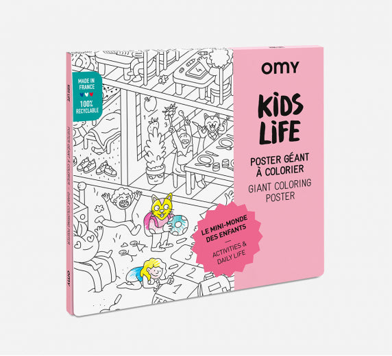 OMY Coloring Poster - Kids Life