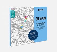 Görseli Galeri görüntüleyiciye yükleyin, OMY Coloring Poster - Ocean
