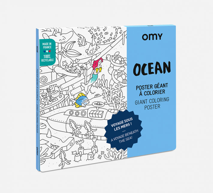 OMY Coloring Poster - Ocean