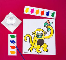 Görseli Galeri görüntüleyiciye yükleyin, OMY Painting Kit Sulu Boyalı Boyama Kiti - Animals
