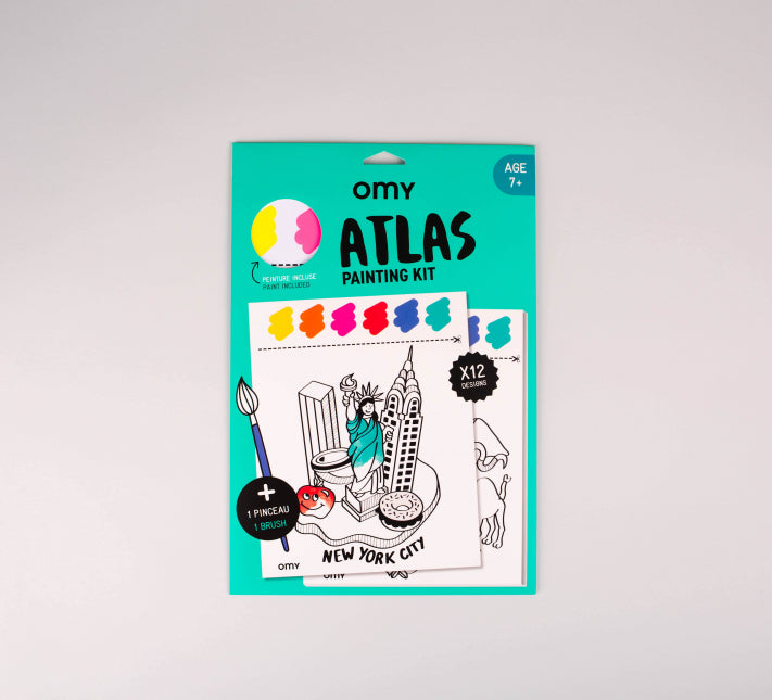 OMY Painting Kit Sulu Boyalı Boyama Kiti - Atlas